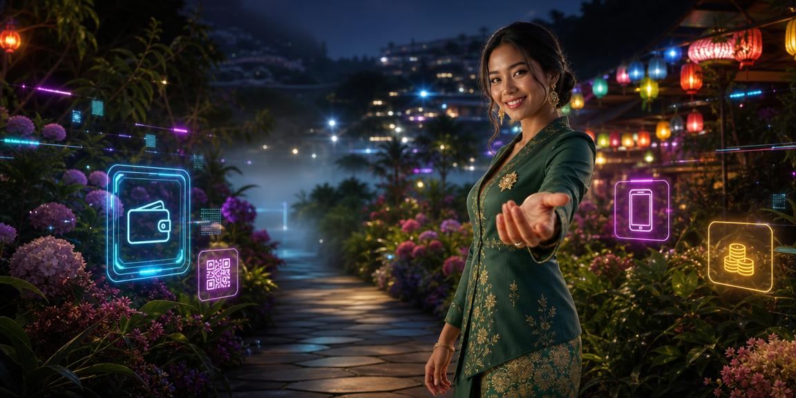 Suasana perayaan Hari Raya bersama aktiviti loteri nombor digital Malaysia